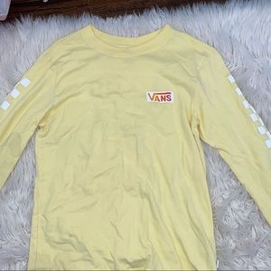 Yellow vans shirt